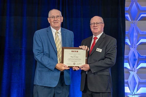 Wayne Geyer receives NFPA award.