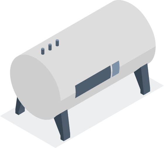 Image of aboveground steel storage tank