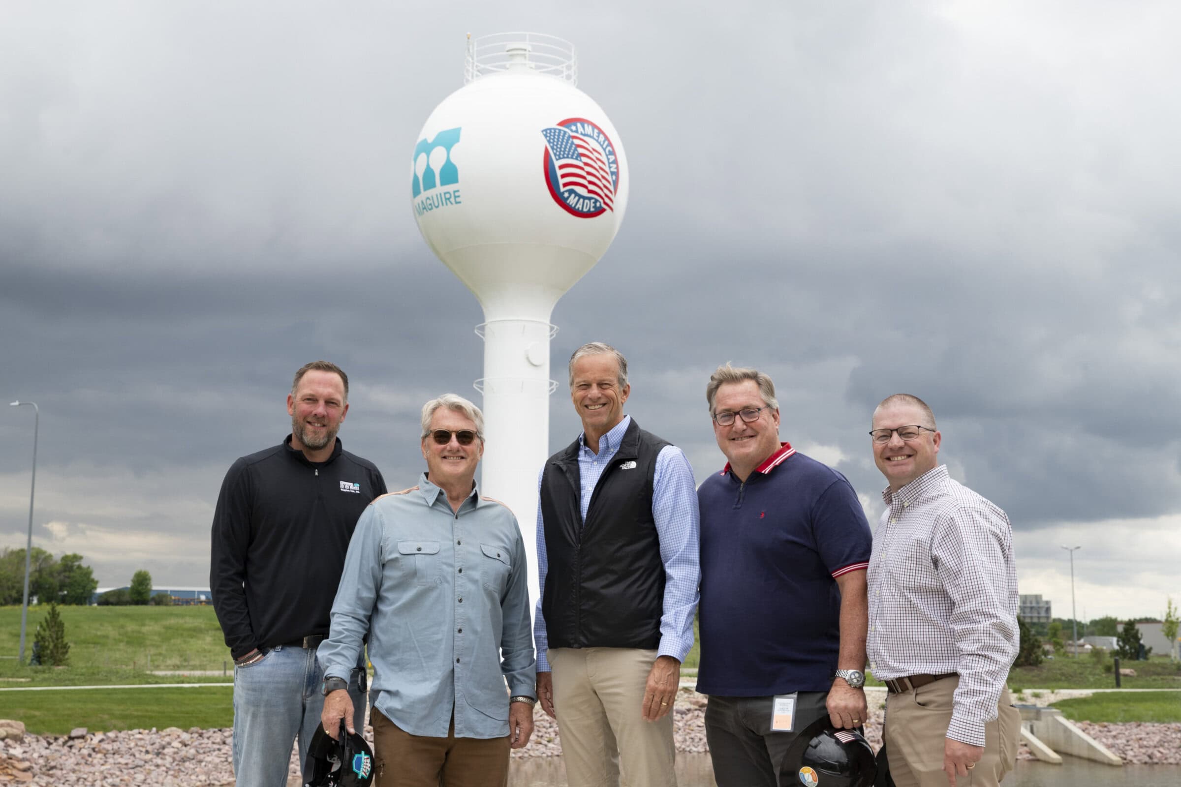Left to Right – Dan Engelsman, Gene Jones, Jr., Senator John Thune, Scott Jones, Brian Cooper