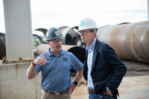 Congressman Dusty Johnson and Brian Cooper Visit During Johnson's latest trip to Maguire.