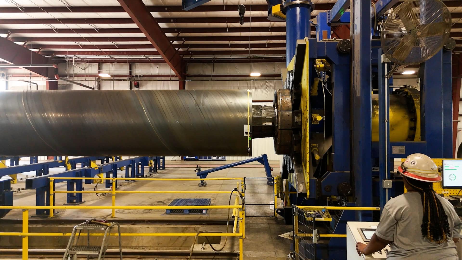 Bell expansion of steel water pipe