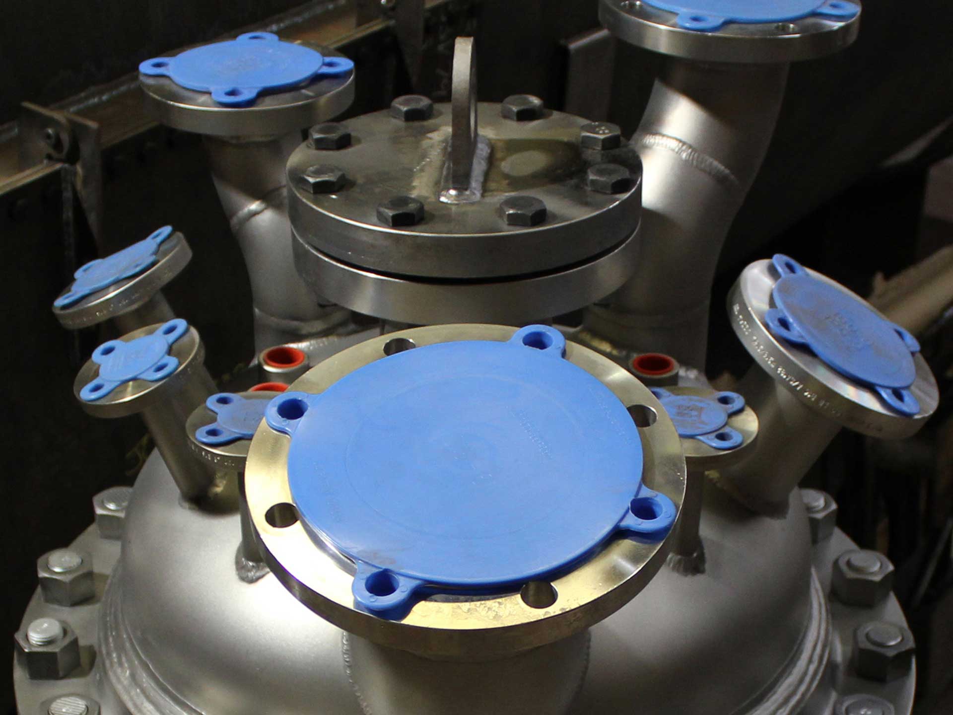 24" OD x 36" Reactor with Body Flange and Coil